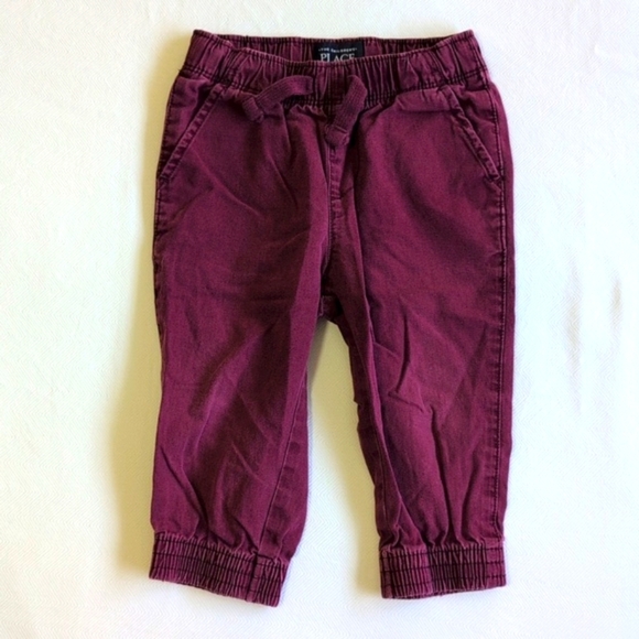 children's place 2-pack cotton joggers pants bundle 12-18 months baby boy - Picture 5 of 9